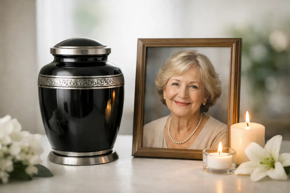 Choosing an Urn for Mom With Portrait