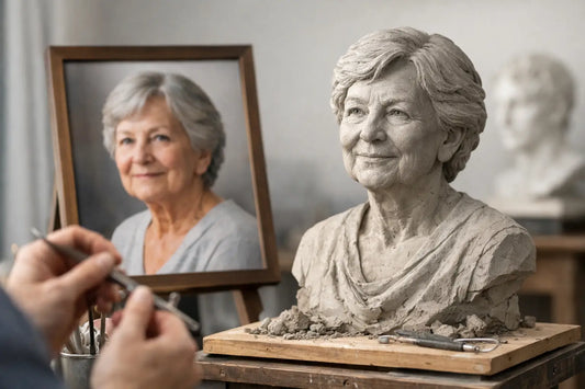 How to Turn a Portrait Into Memorial Sculpture